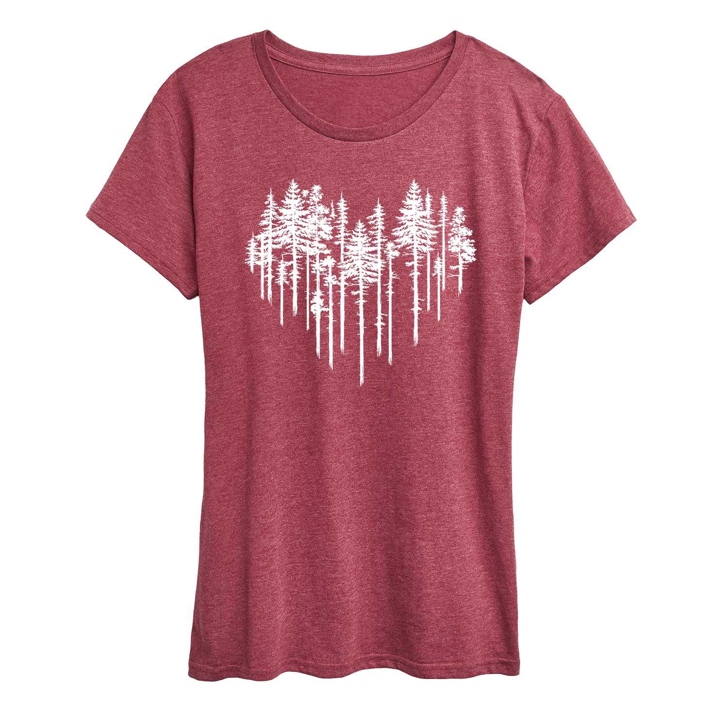 Instant Message - Heart Trees -Women's Short Sleeve Graphic T-shirt - Image 4