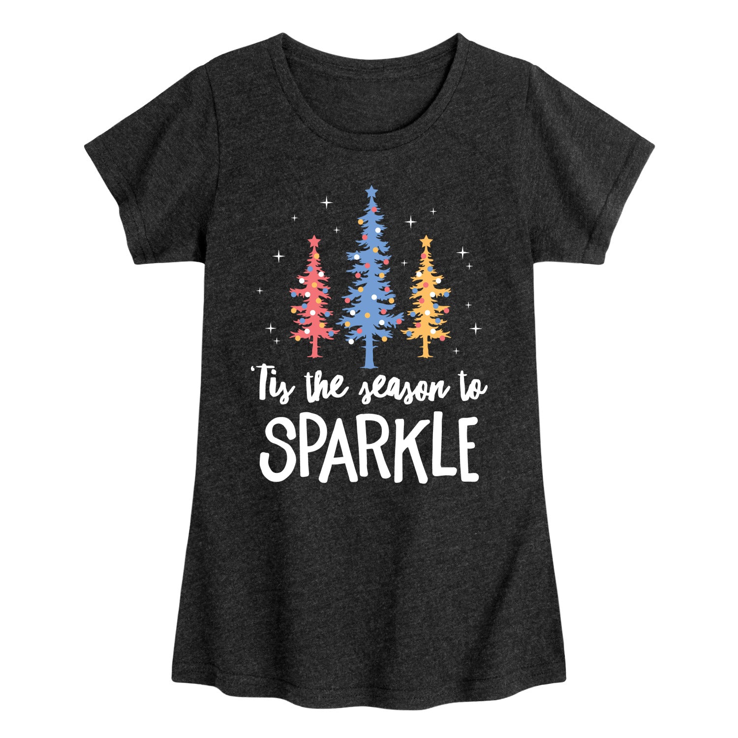 Instant Message - Season to Sparkle - Youth Girls Short Sleeve T-shirt - Image 2