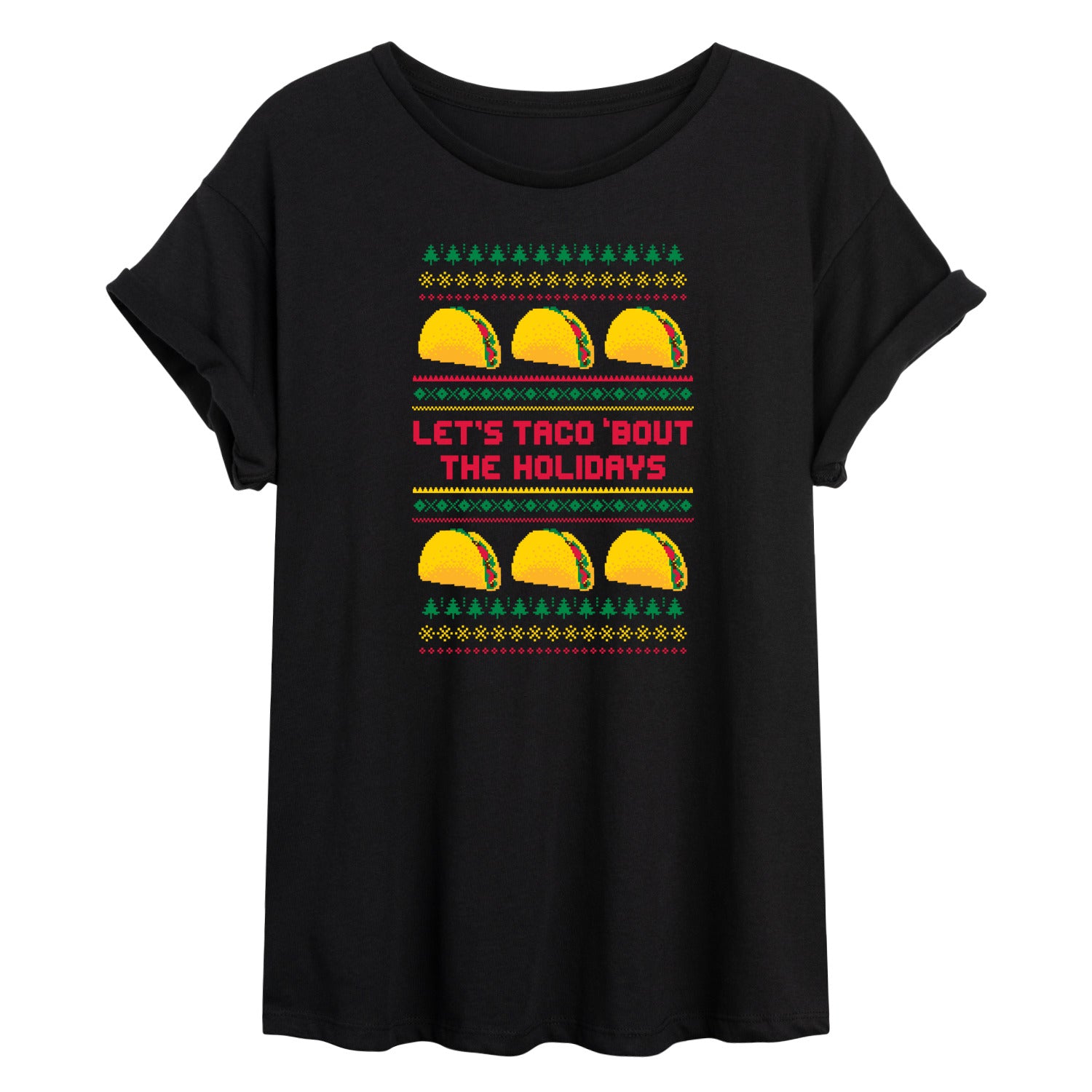 Instant Message - Lets Taco Bout The Holidays - Women's Graphic T-shirt