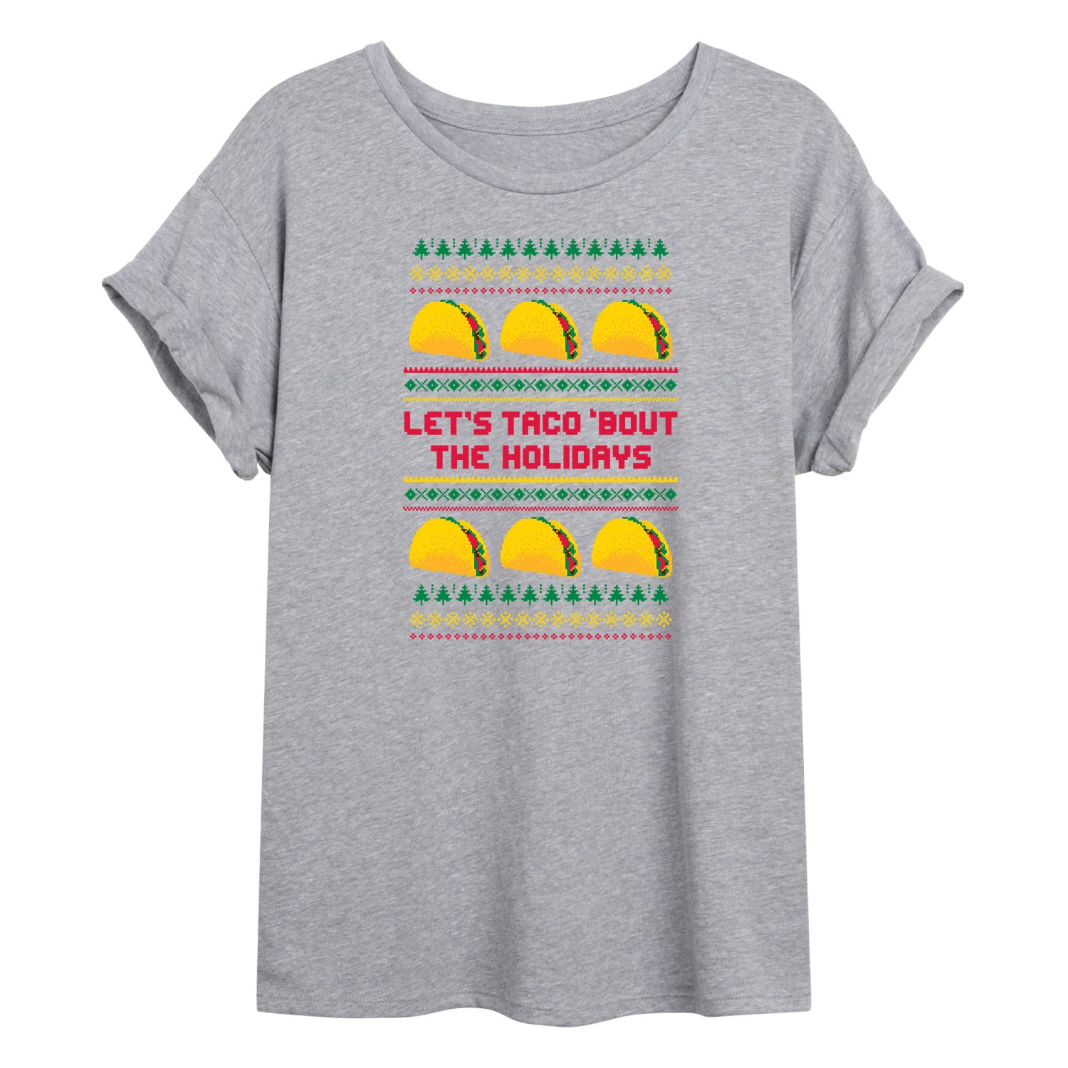 Instant Message - Lets Taco Bout The Holidays - Women's Graphic T-shirt - Image 2