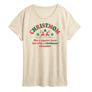 Instant Message - Christmom - Women's Short Sleeve Graphic T-shirt