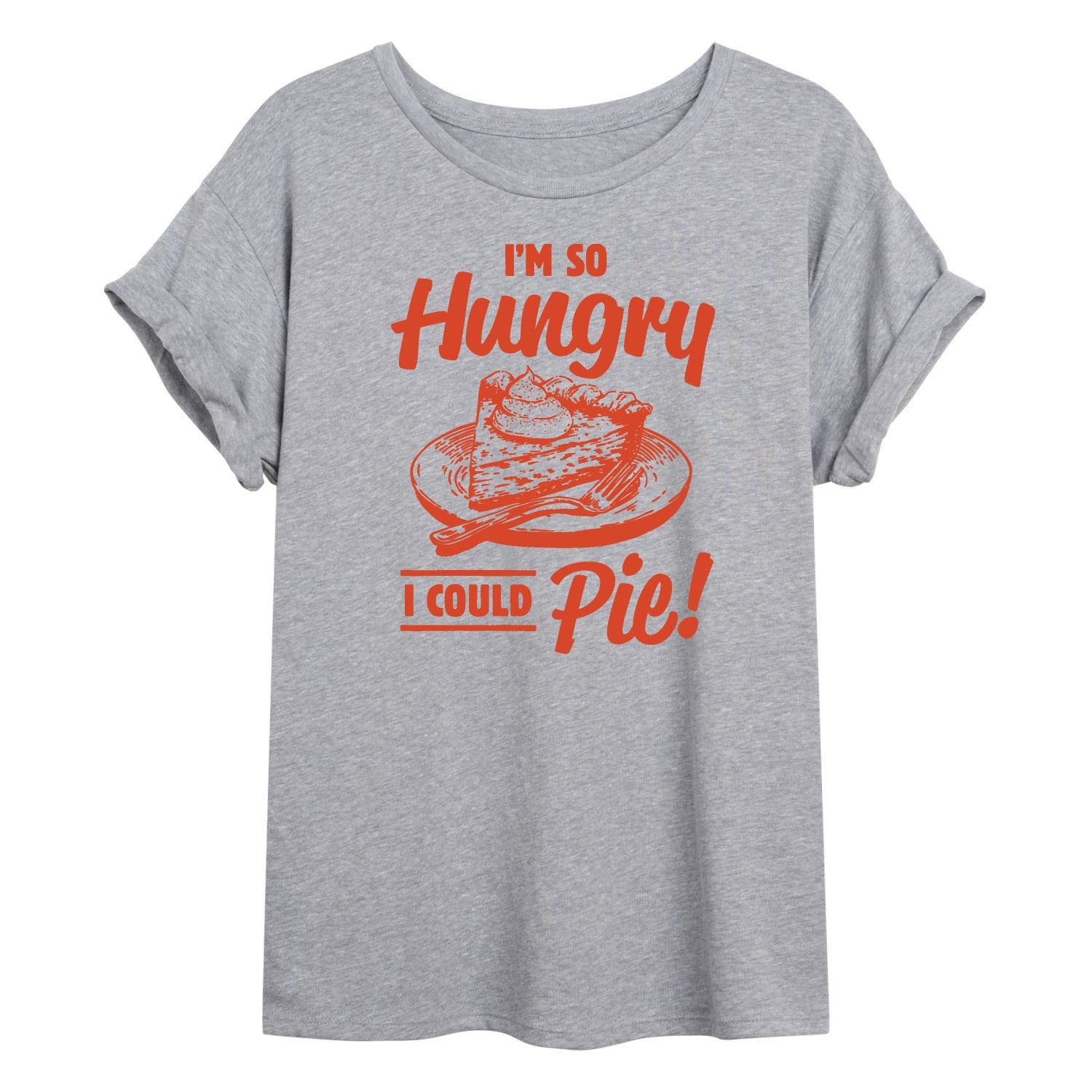 Instant Message - So Hungry I Could Pie - Womens Graphic T-shirt