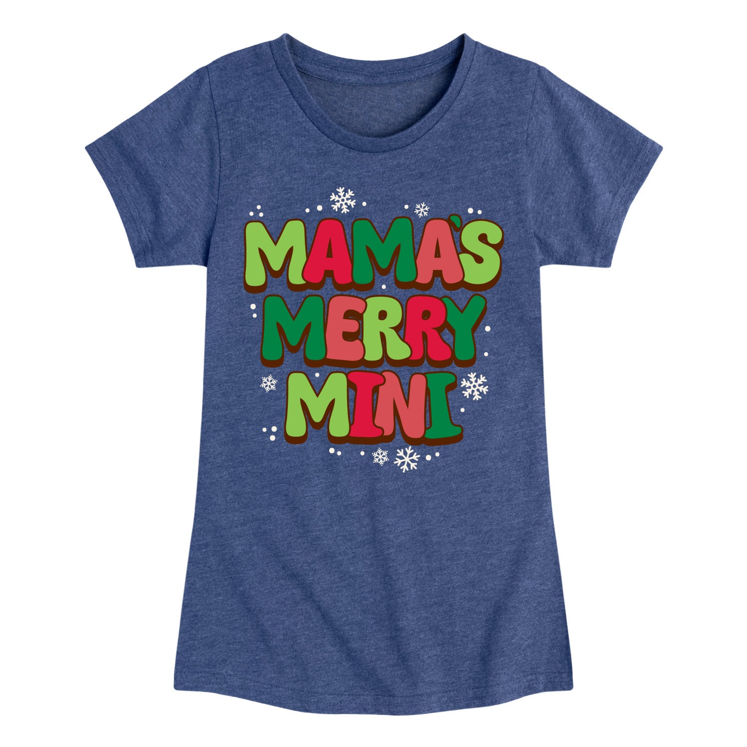 Instant Message - Mamas Merry Mini - Youth Girls Short Sleeve T-shirt - Image 3