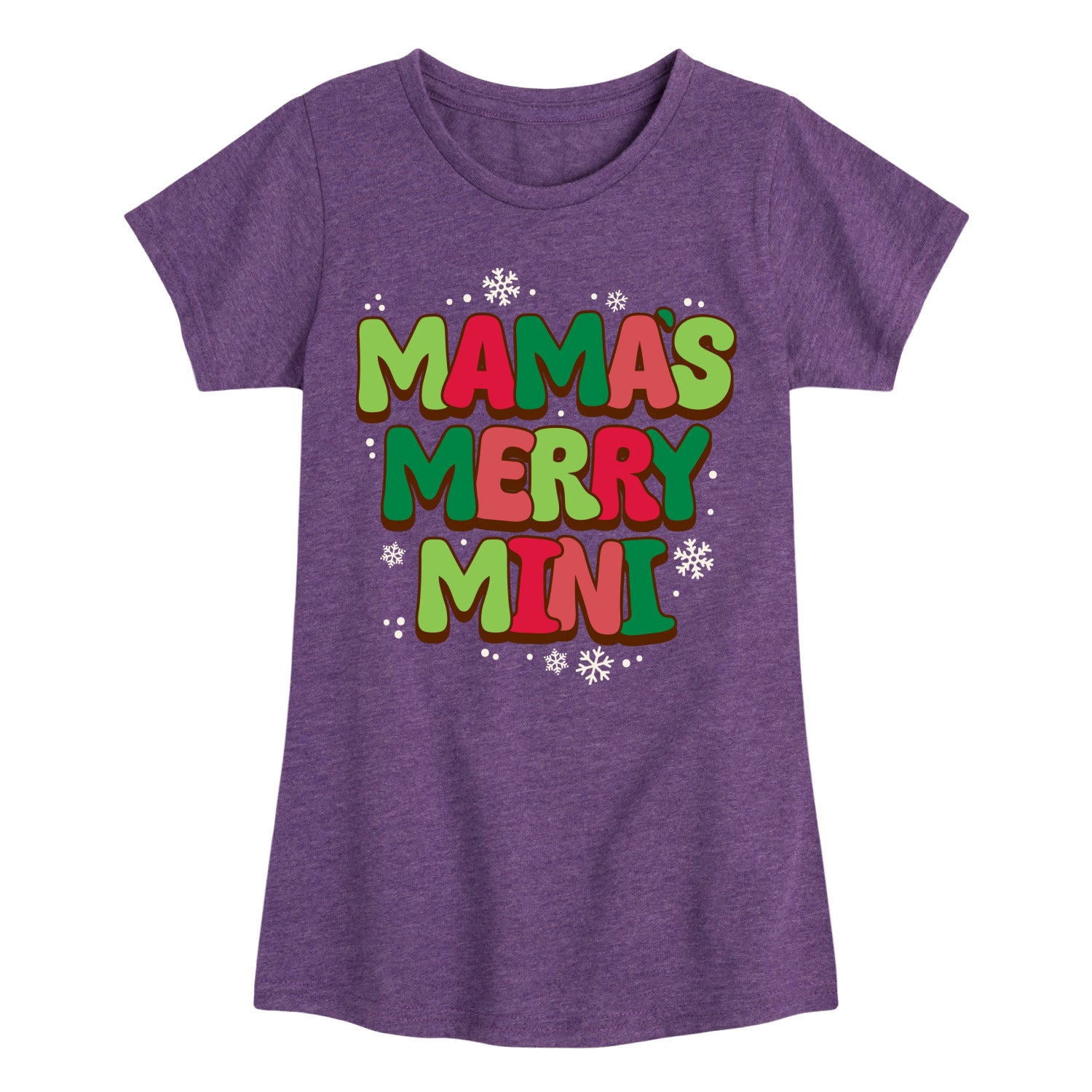 Instant Message - Mamas Merry Mini - Youth Girls Short Sleeve T-shirt - Image 4