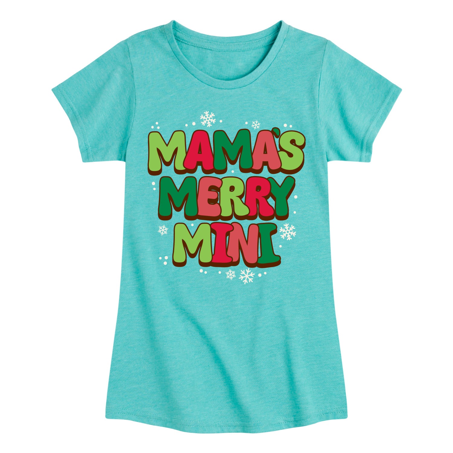 Instant Message - Mamas Merry Mini - Youth Girls Short Sleeve T-shirt - Image 5