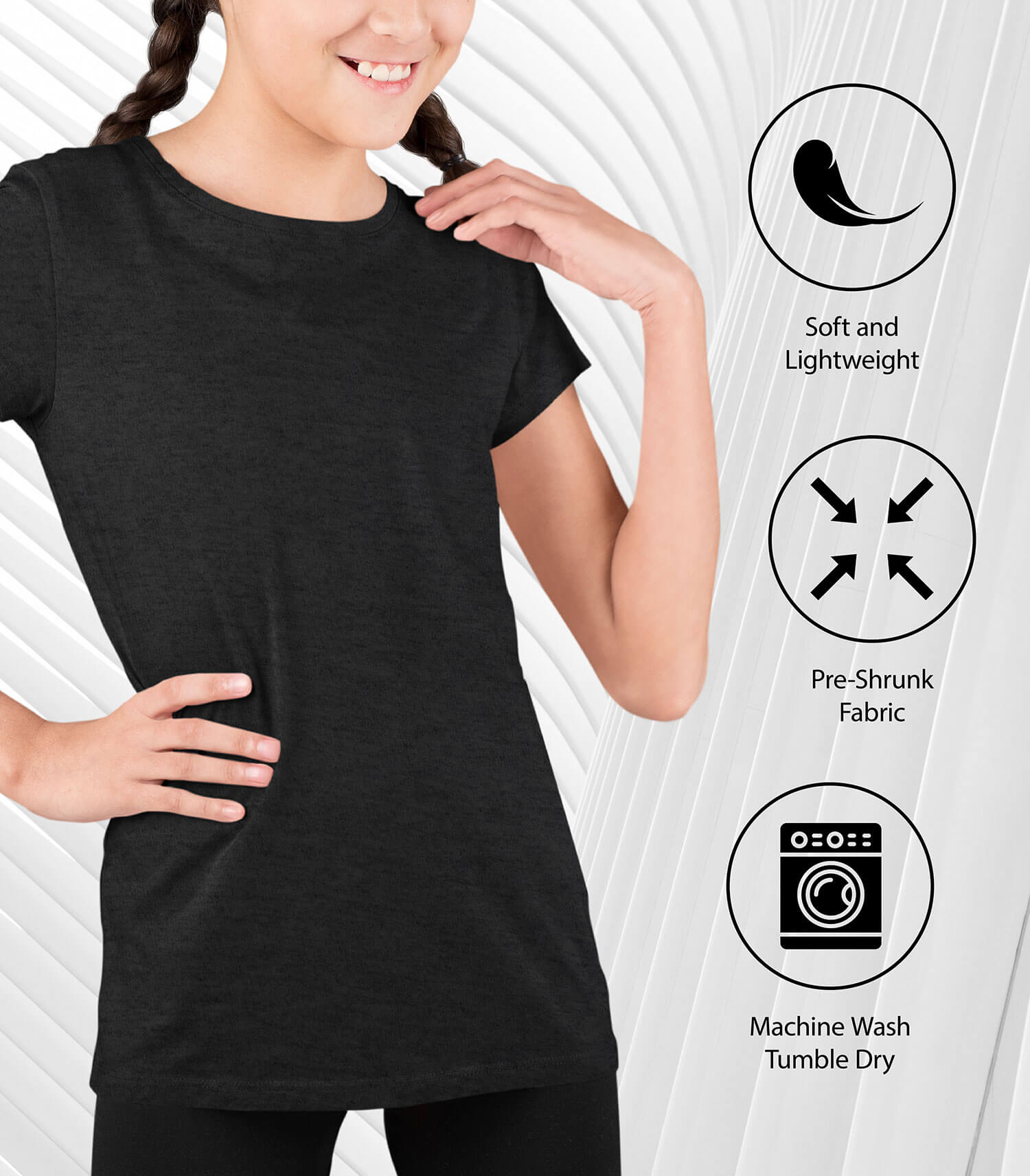 Instant Message - Feliz Navi Dad - Youth Girls Short Sleeve T-shirt - Image 6