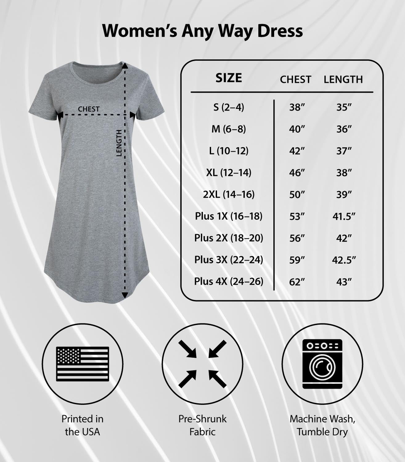 Instant Message - Light Up The Night Menora - Ladies Any Way Dress - Image 7