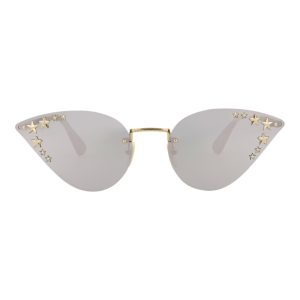 Gucci Cat Eye-Frame Metal Sunglasses - GG0898S-30010504-002