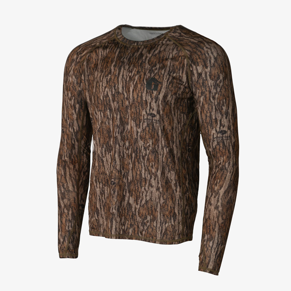 Gator Waders Performance Shirt | Mens - Mossy Oak Bottomland