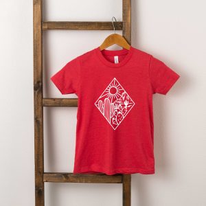 The Juniper Shop Toddler Desert Diamond Short Sleeve Crew Neck