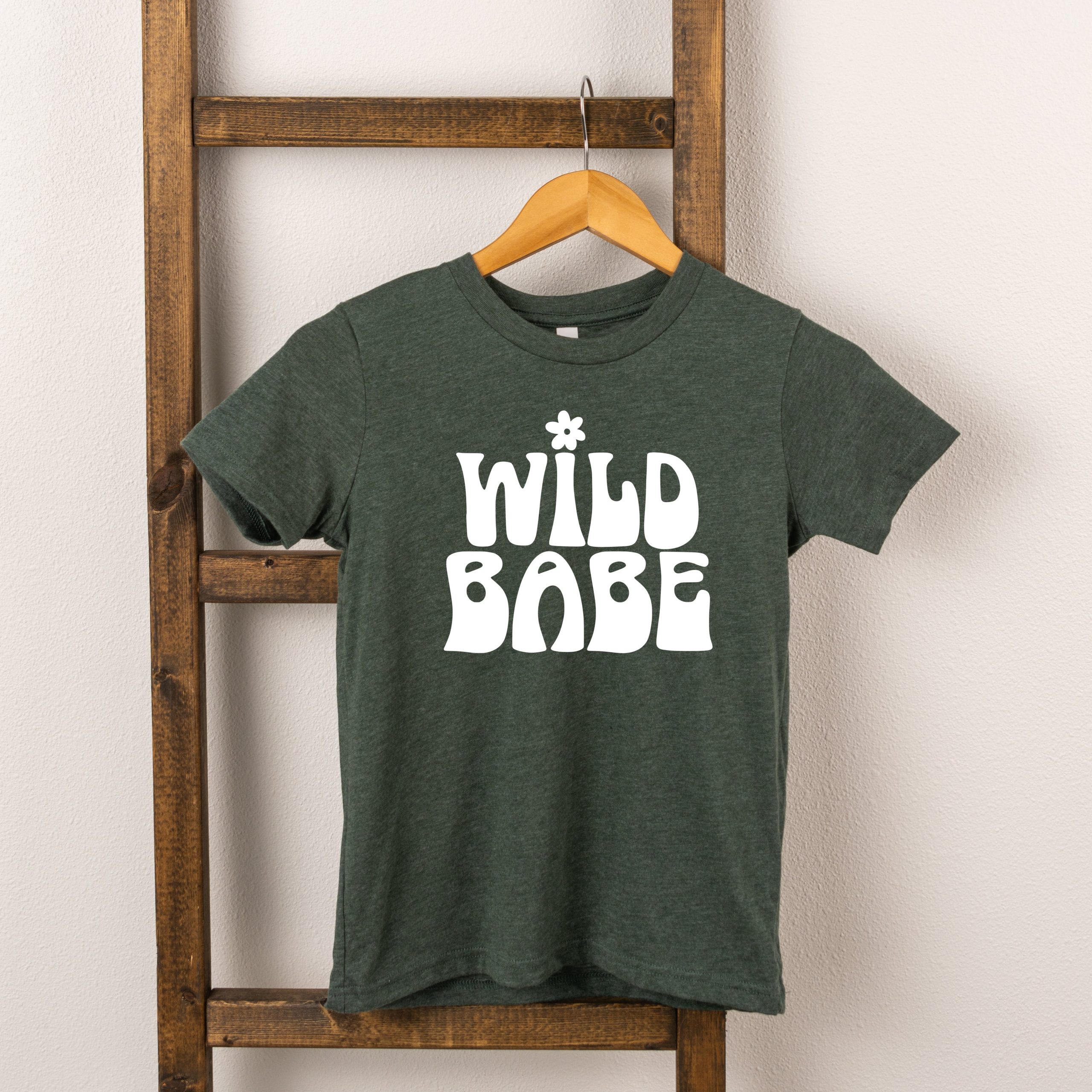 The Juniper Shop Toddler Wild Babe Flower Short Sleeve Crew Neck - Image 2