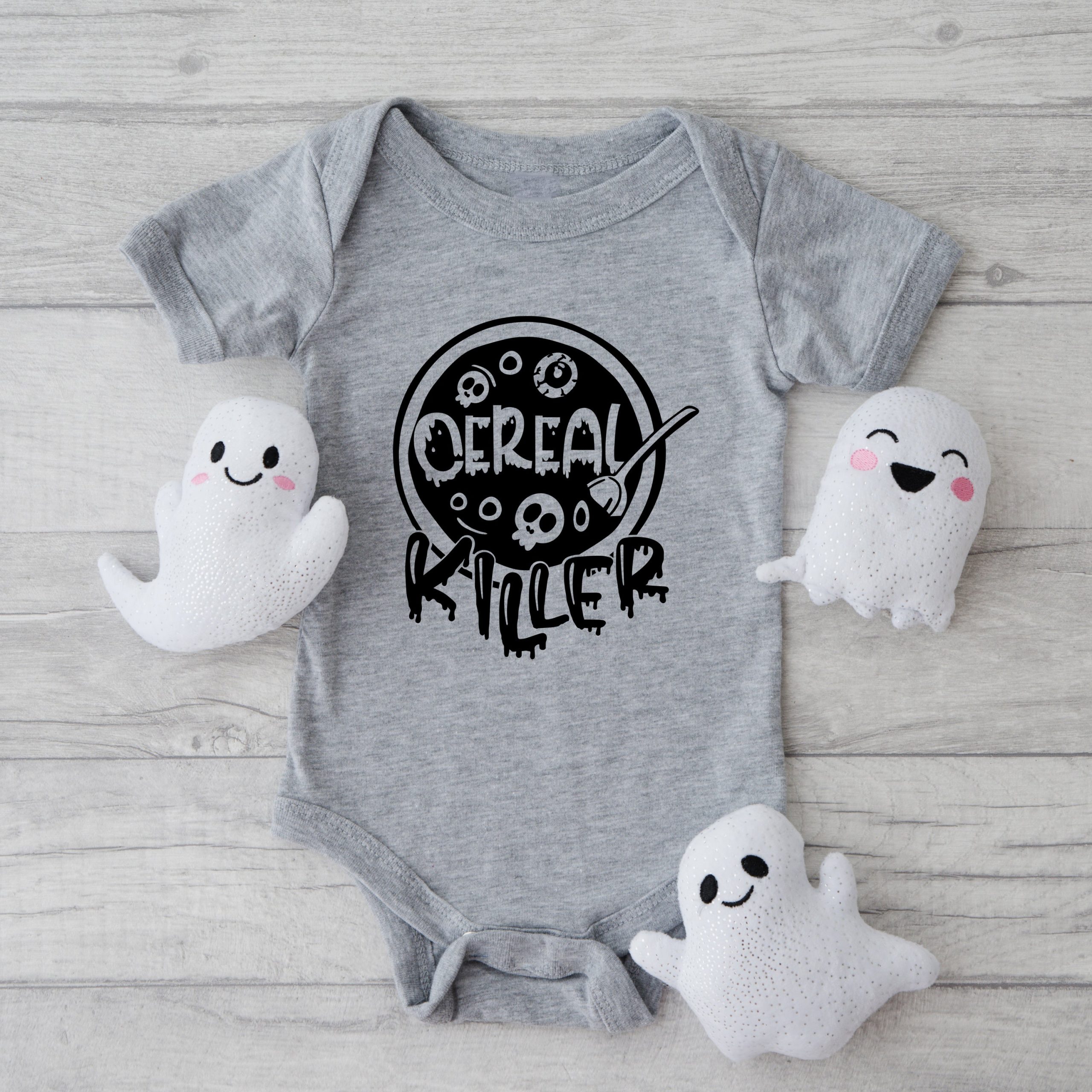 The Juniper Shop Baby Cereal Killer Graphic Short Sleeve Onesie - Image 3