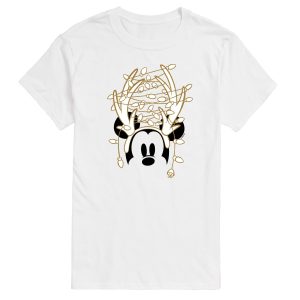 Disney - Christmas Light Mickey - Men's Short Sleeve Graphic T-Shirt