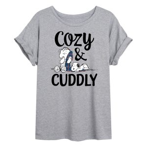 Peanuts - Cozy And Cuddly - Women's Oversized T-Shirt
