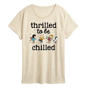 Peanuts - Thrilled To Be Chilled - Women's Short Sleeve Graphic T-Shirt
