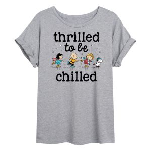 Peanuts - Thrilled To Be Chilled - Women's Oversized T-Shirt