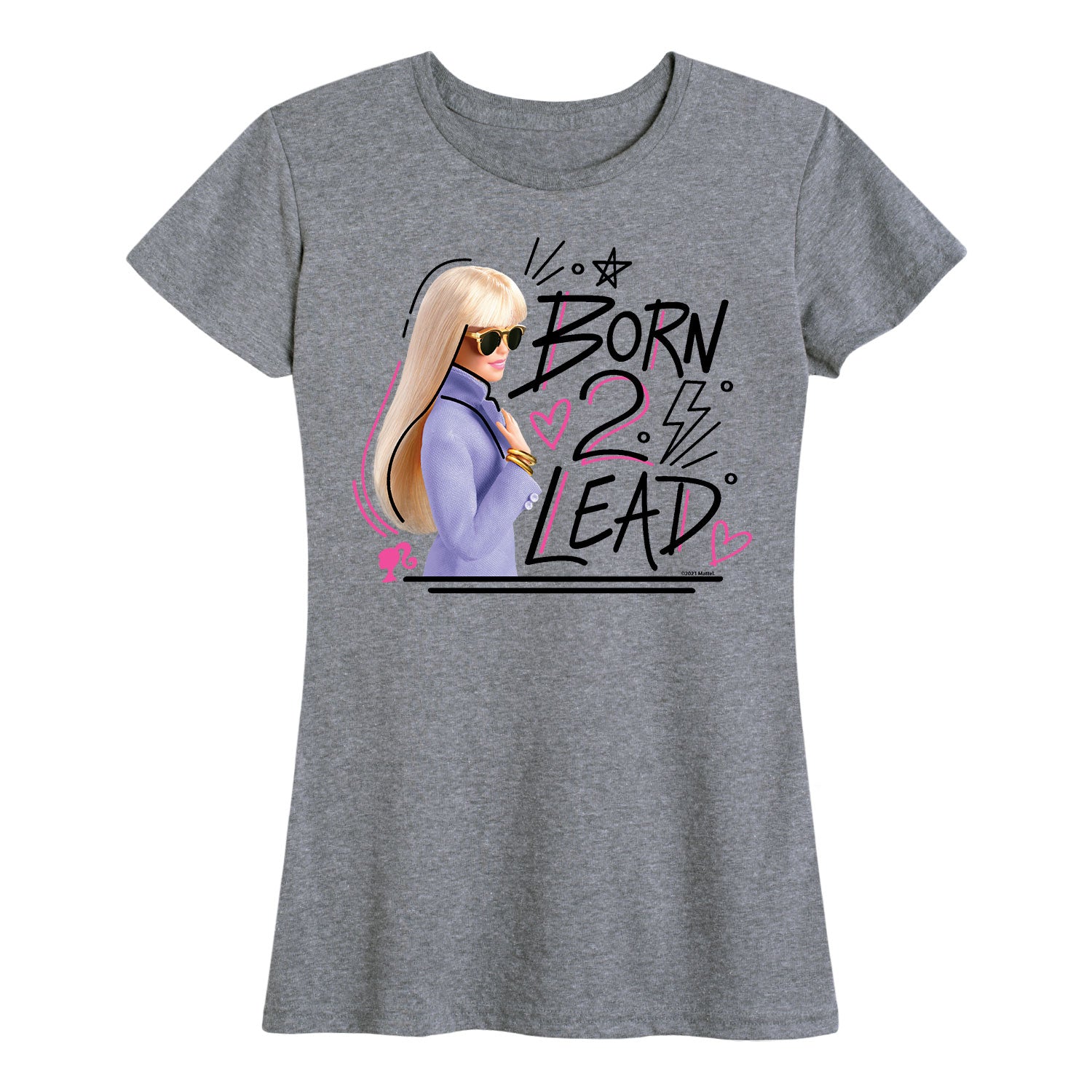 Barbie - Born 2 Lead - Women's Short Sleeve Graphic T-Shirt