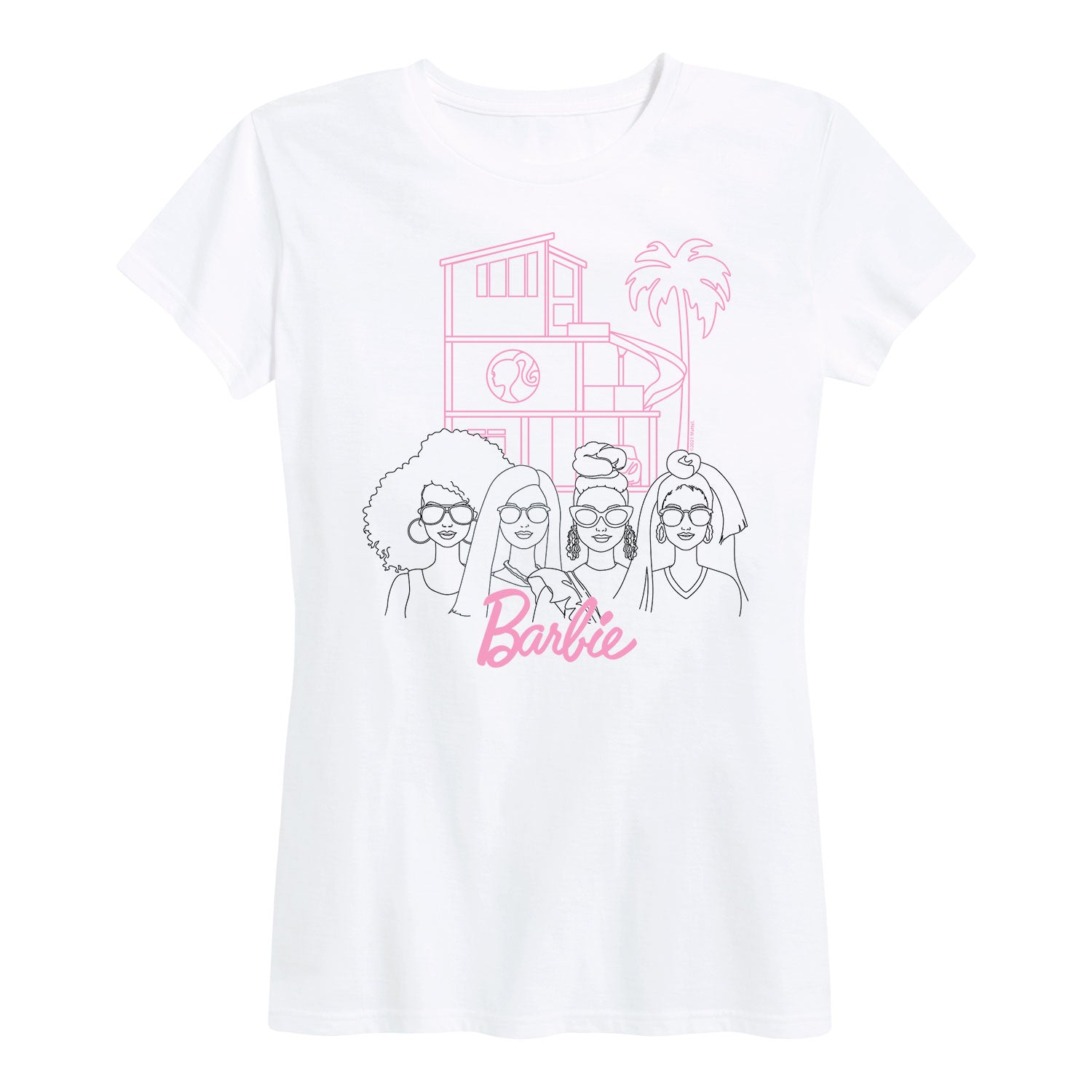 Barbie - Barbie Friends House - Women's Short Sleeve Graphic T-Shirt