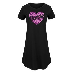 Barbie - Leopard Heart with Logo - Women's Any Way Dress