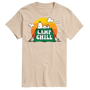 Peanuts - Camp Chill - Men's Short Sleeve Graphic T-Shirt