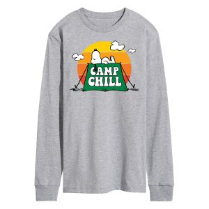 Peanuts - Camp Chill - Men's Long Sleeve T-Shirt