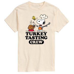 Peanuts - Turkey Tasting Crew - Men's Short Sleeve Graphic T-Shirt