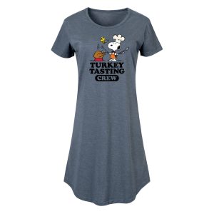 Peanuts - Turkey Tasting Crew - Women's Any Way Dress