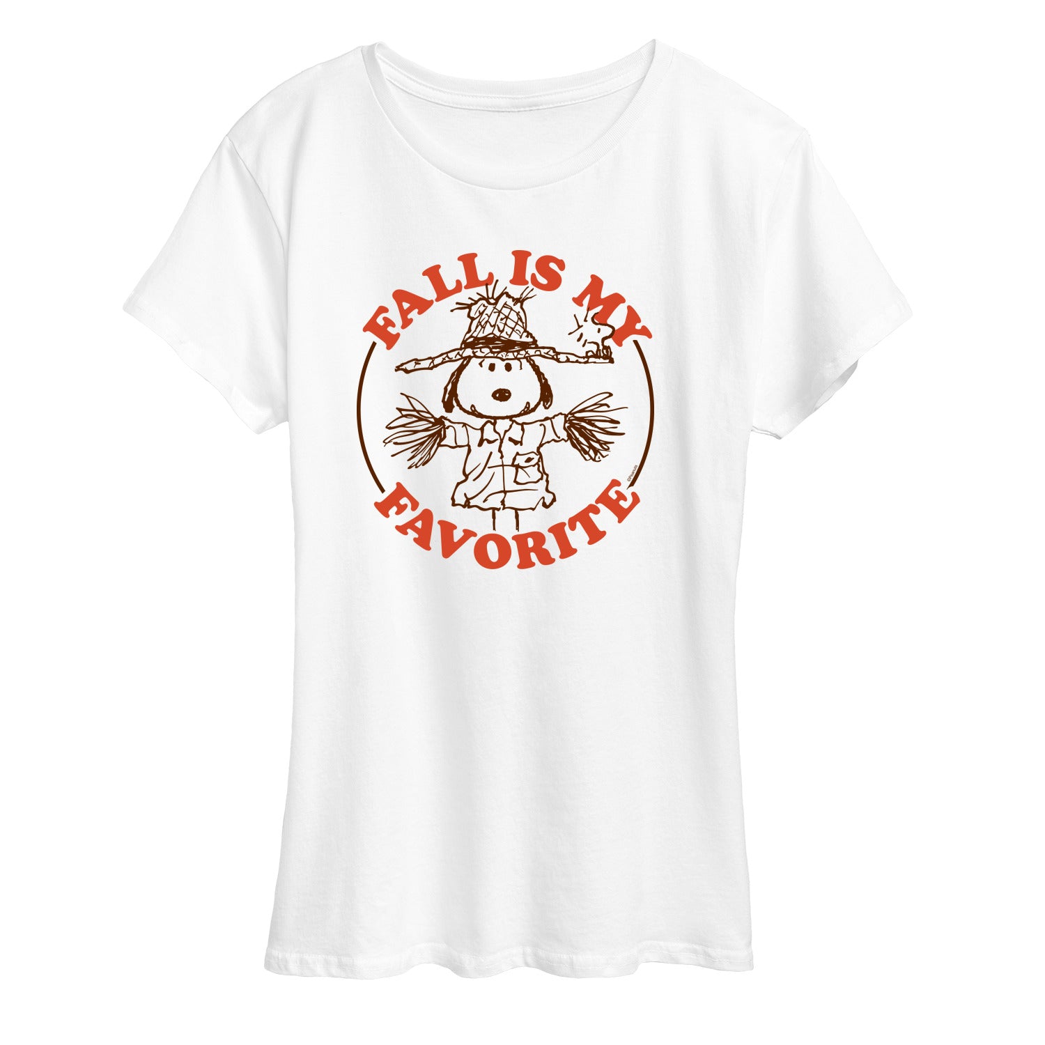 Peanuts - Fall Is My Favorite - Women's Short Sleeve Graphic T-Shirt - Image 4