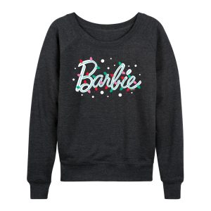 Barbie - Holidays & Christmas - Tangled Lights - Women's Lightweight French Terry Long Sleeve Shirt