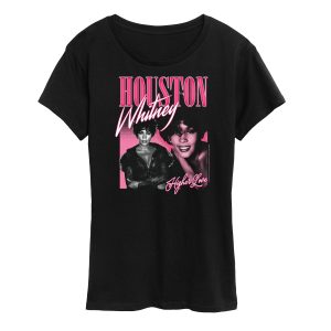 Whitney Houston - Higher Love - Women's Short Sleeve Graphic T-Shirt
