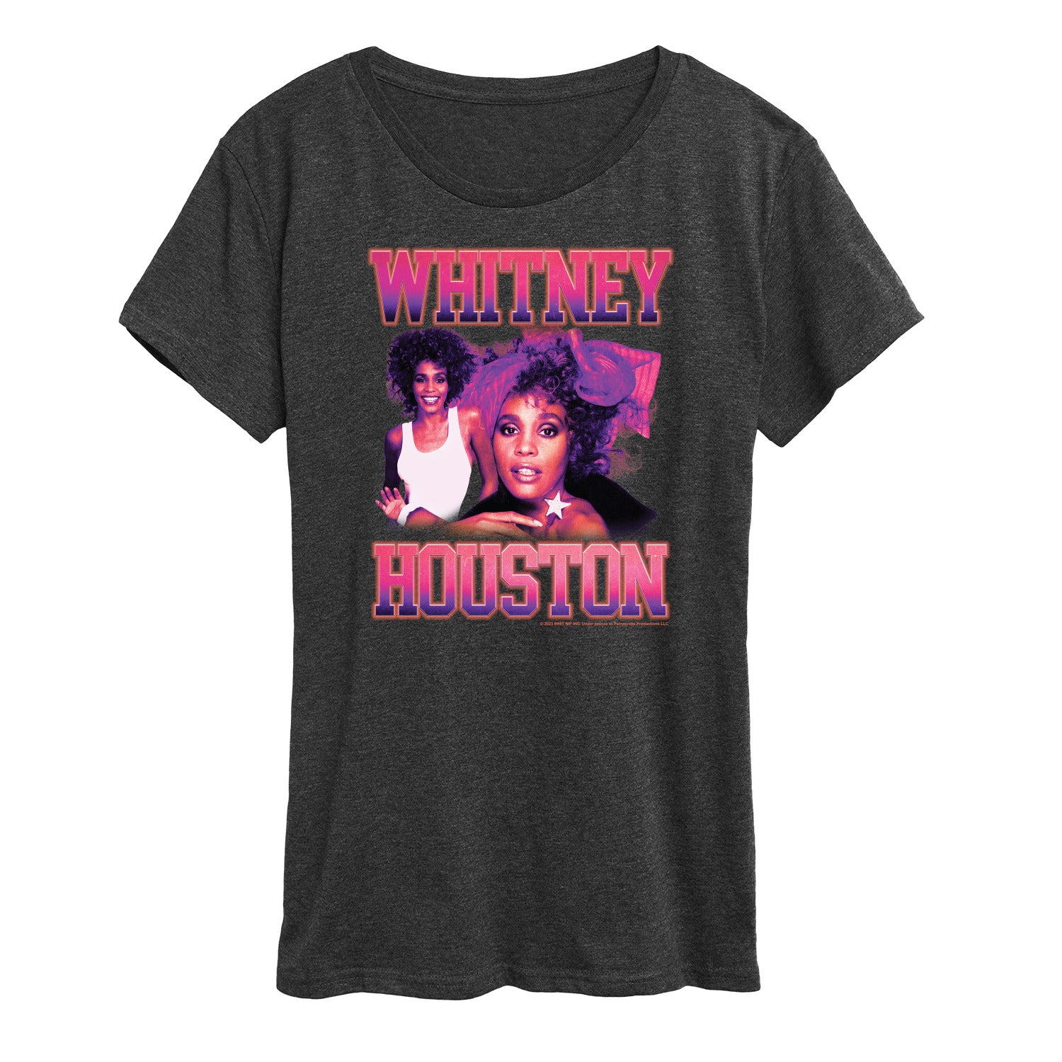 Whitney Houston - Vintage Whitney - Women's Short Sleeve Graphic T-Shirt - Image 2
