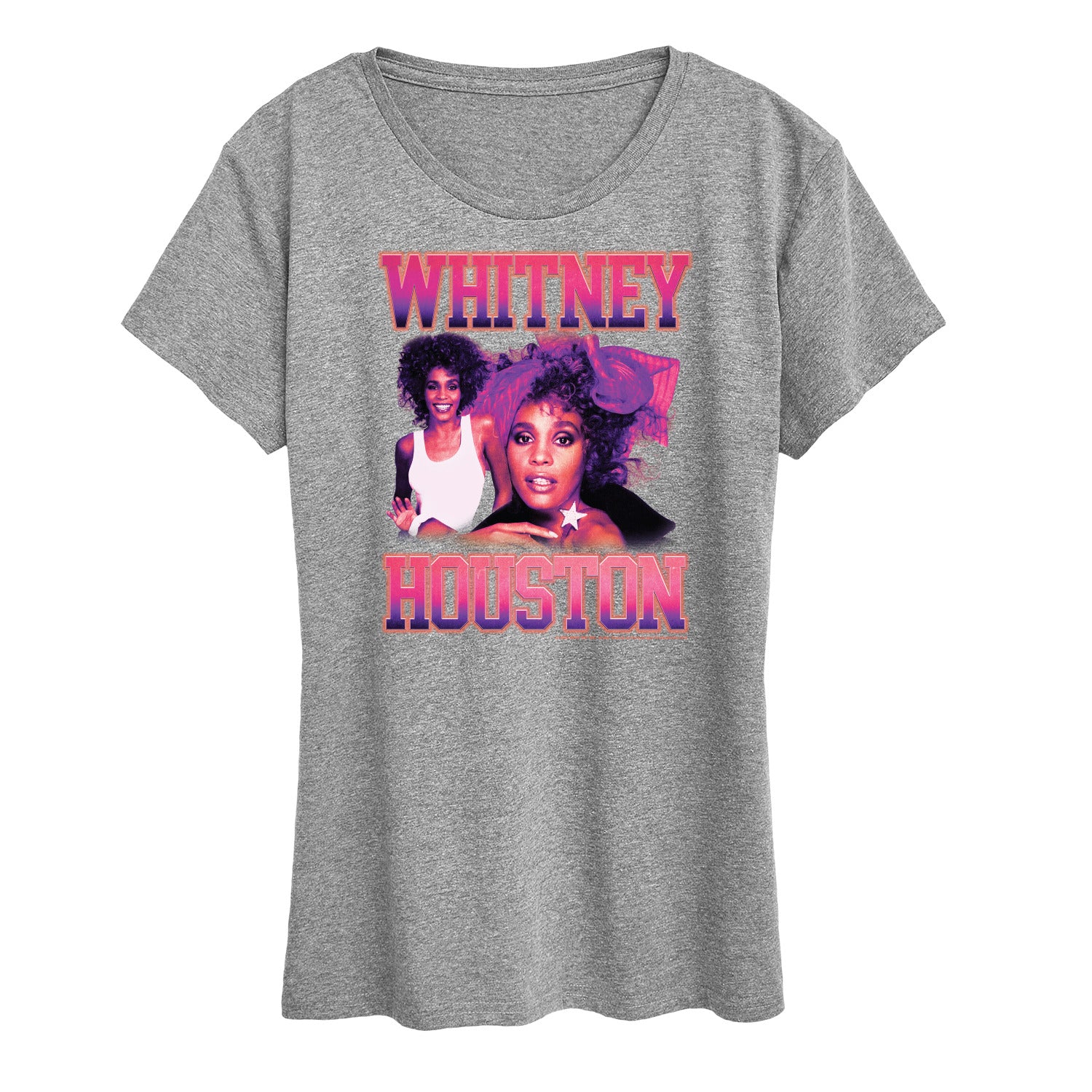 Whitney Houston - Vintage Whitney - Women's Short Sleeve Graphic T-Shirt - Image 3