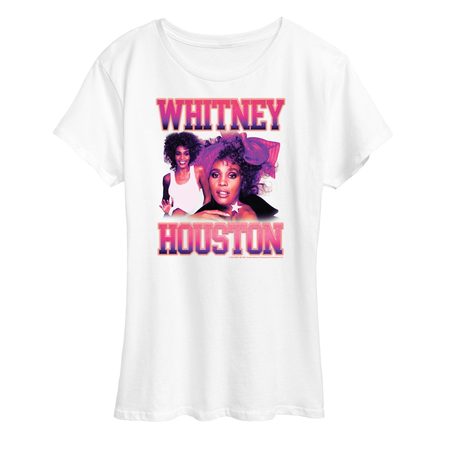 Whitney Houston - Vintage Whitney - Women's Short Sleeve Graphic T-Shirt - Image 4