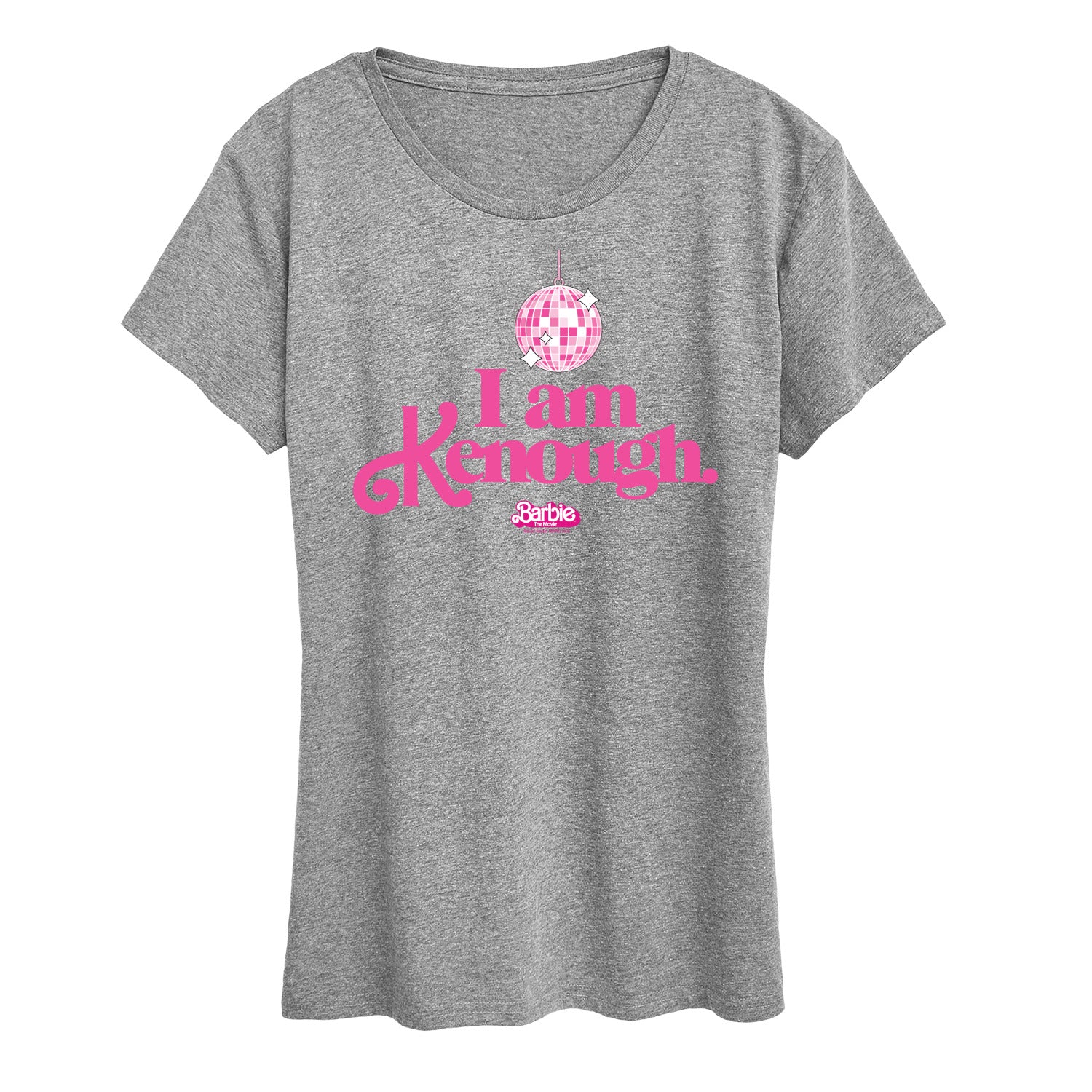 Barbie The Movie - I Am Kenough Disco Ball - Women's Short Sleeve Graphic T-Shirt - Image 2