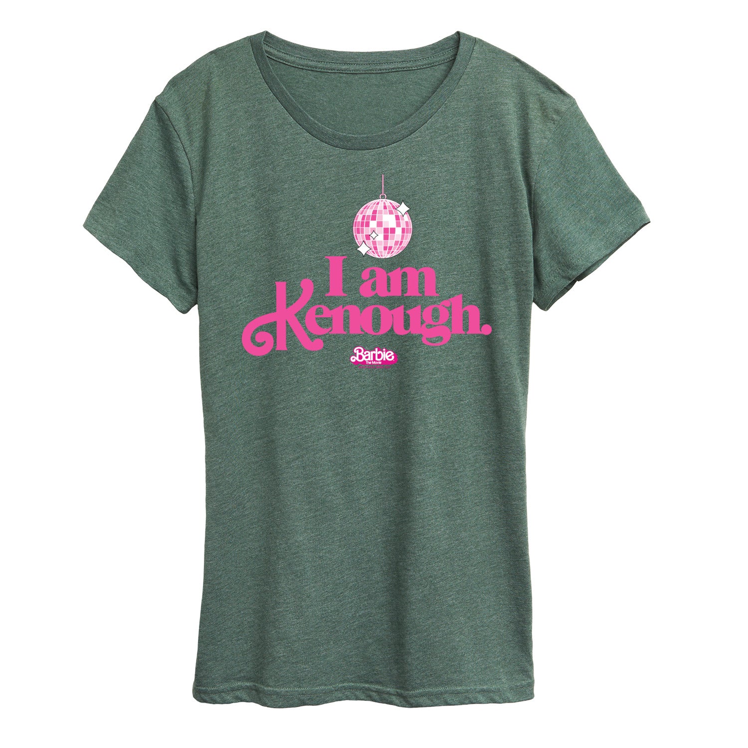 Barbie The Movie - I Am Kenough Disco Ball - Women's Short Sleeve Graphic T-Shirt - Image 3