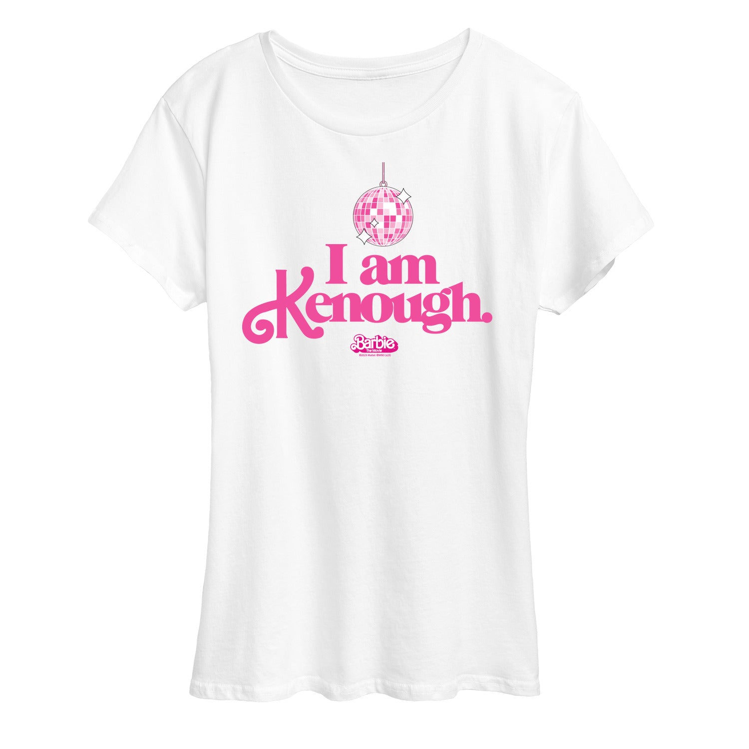Barbie The Movie - I Am Kenough Disco Ball - Women's Short Sleeve Graphic T-Shirt - Image 5