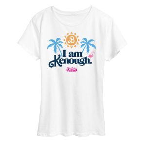 Barbie The Movie - I Am Kenough Palm Trees - Women's Short Sleeve Graphic T-Shirt