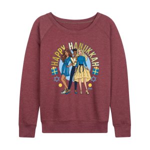 Barbie - Winter Holidays - Women's Lightweight French Terry Long Sleeve Shirt
