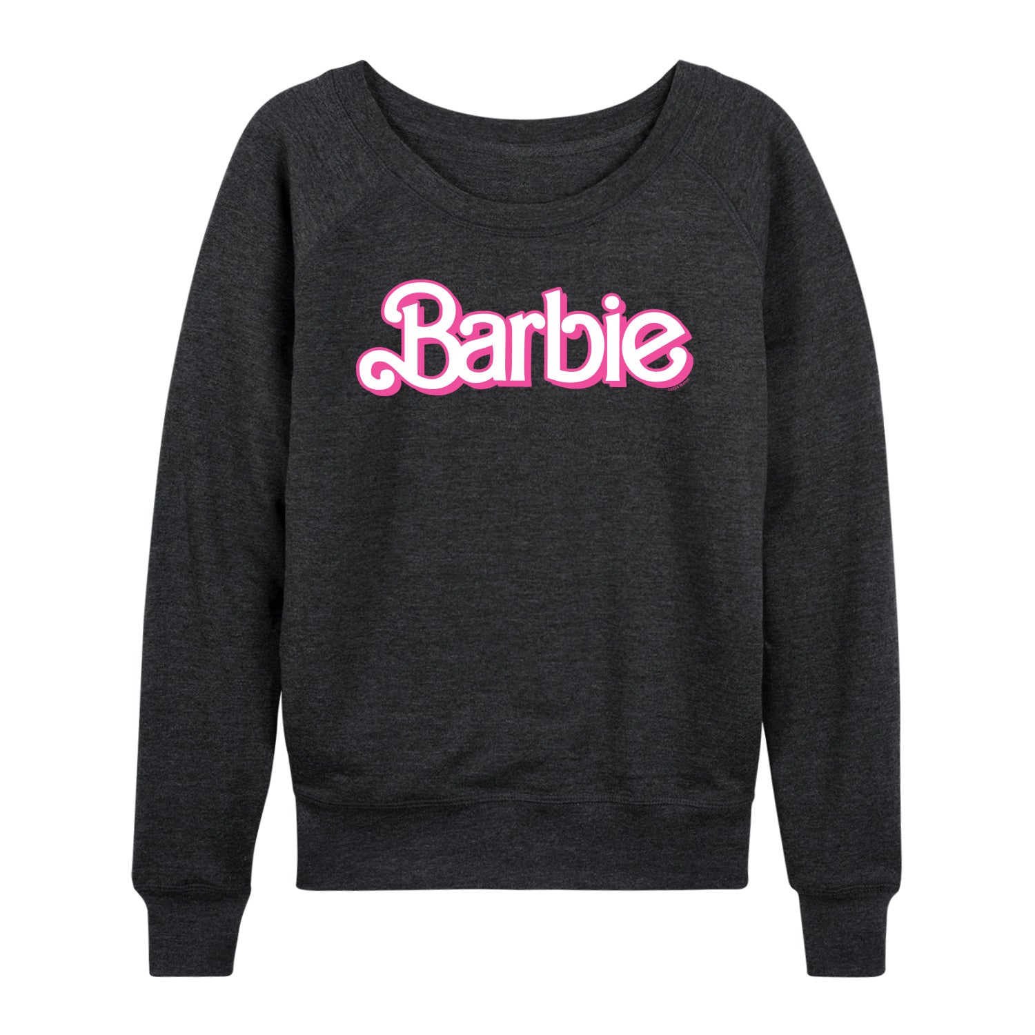 Barbie - Logo Retro-Women's French Terry Long Sleeve Shirt - Image 2