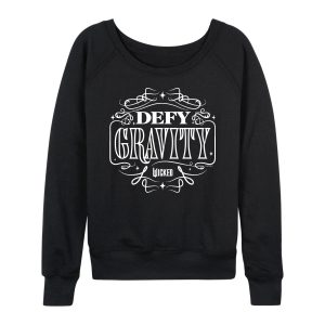 Wicked - Defy Gravity - Women's French Terry Pullover Long Sleeve Shirt