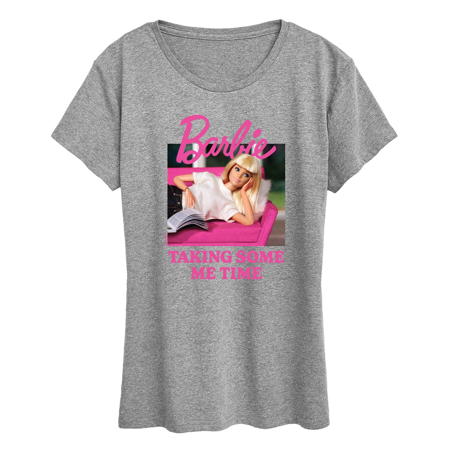 Barbie - Taking Some Me Time - Women's Short Sleeve Graphic T-Shirt - Image 5