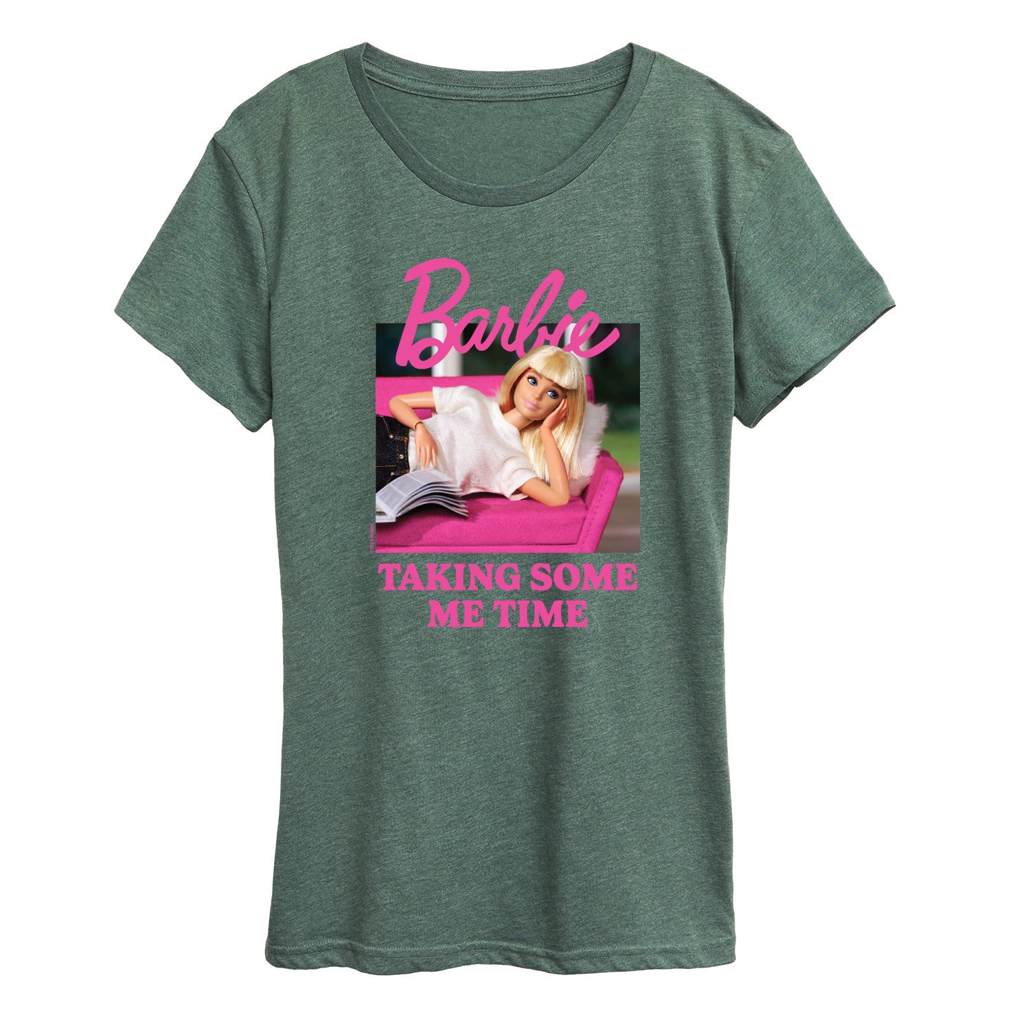 Barbie - Taking Some Me Time - Women's Short Sleeve Graphic T-Shirt - Image 6