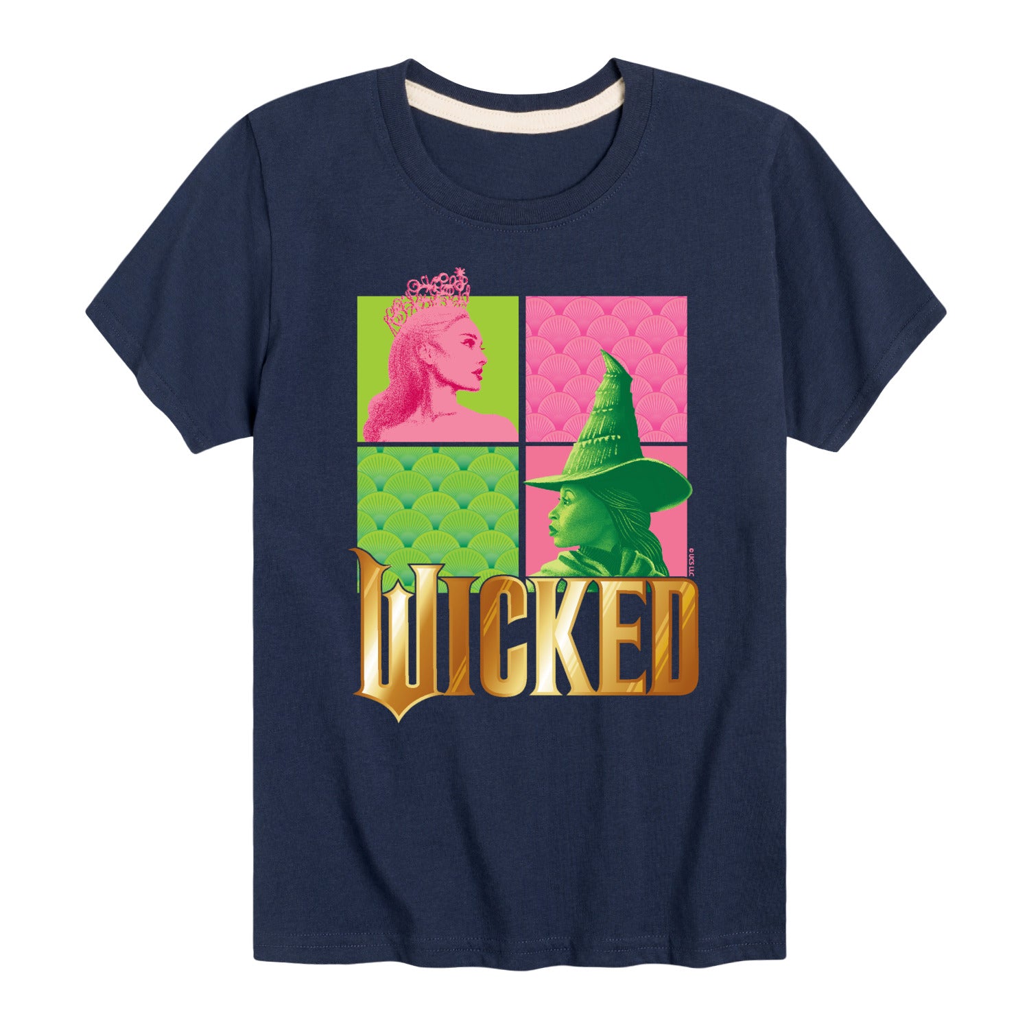 Wicked - Glinda and Elphaba Logo - Boys Toddler and Youth Short Sleeve Graphic Tee - Image 2
