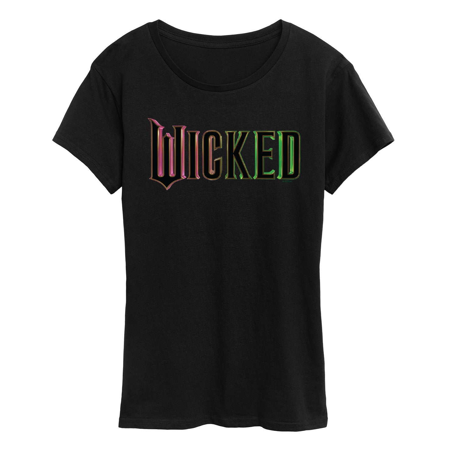 Wicked - Theatrical Rainbow Logo - Women's Short Sleeve Graphic T-Shirt - Image 2