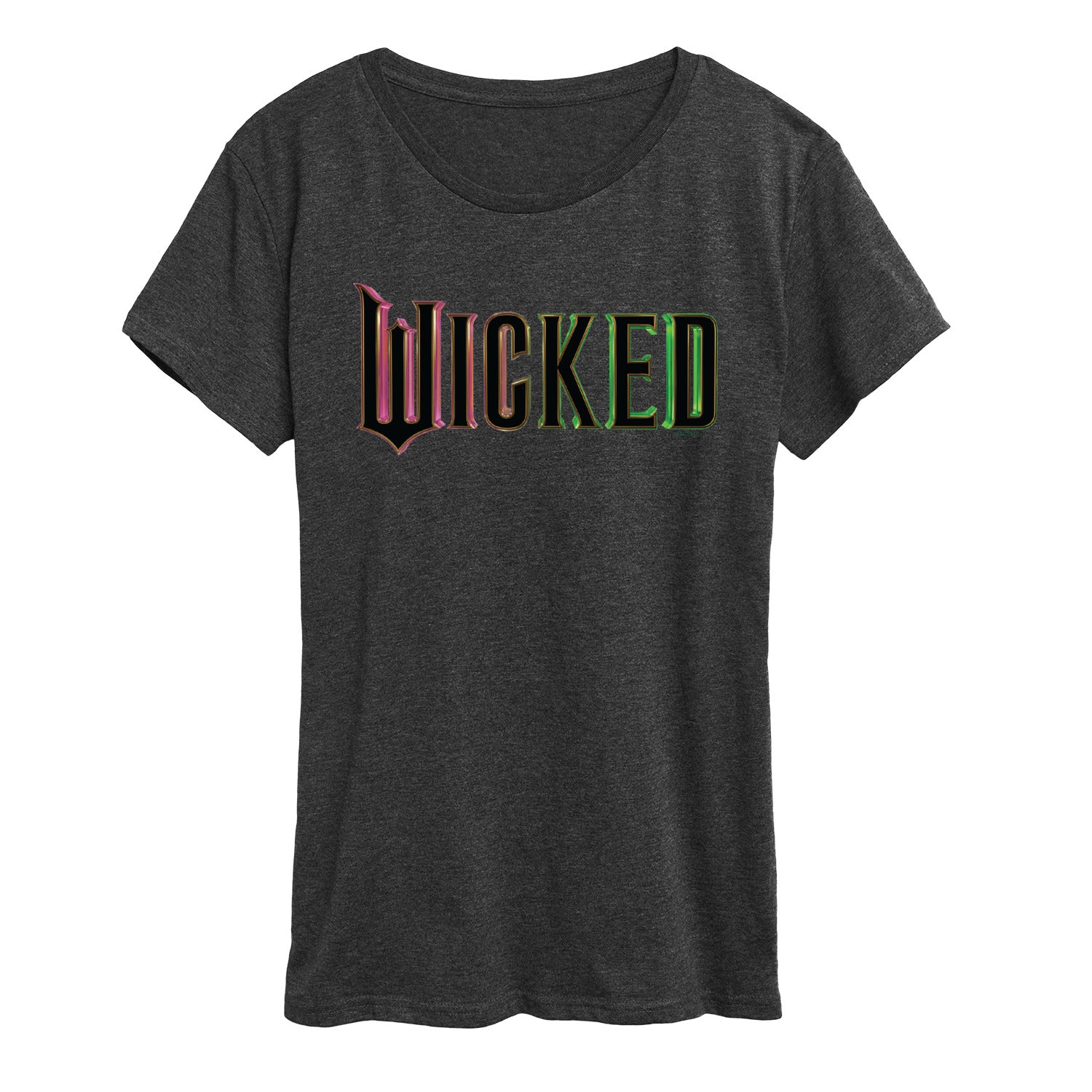 Wicked - Theatrical Rainbow Logo - Women's Short Sleeve Graphic T-Shirt - Image 2