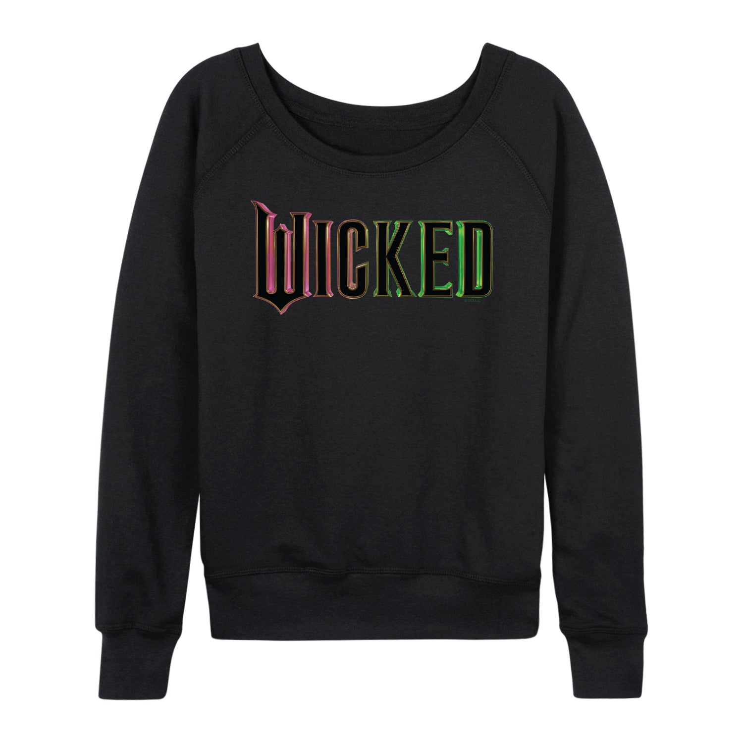 Wicked - Theatrical Logo - Women's French Terry Pullover Long Sleeve Shirt