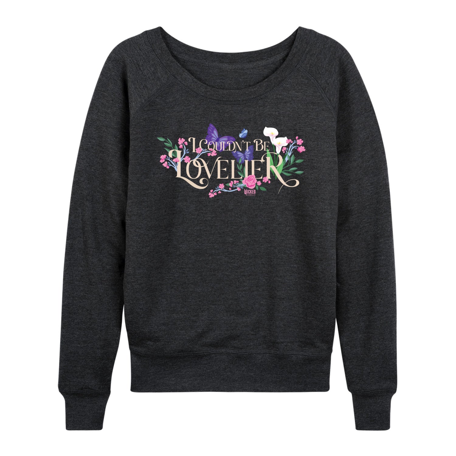 Wicked: Part 2 - Glinda - Women's French Terry Long Sleeve Pullover - Image 2