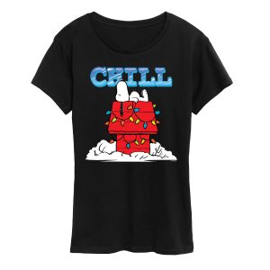 Peanuts - Snoopy Chill - Women's Short Sleeve Graphic T-Shirt