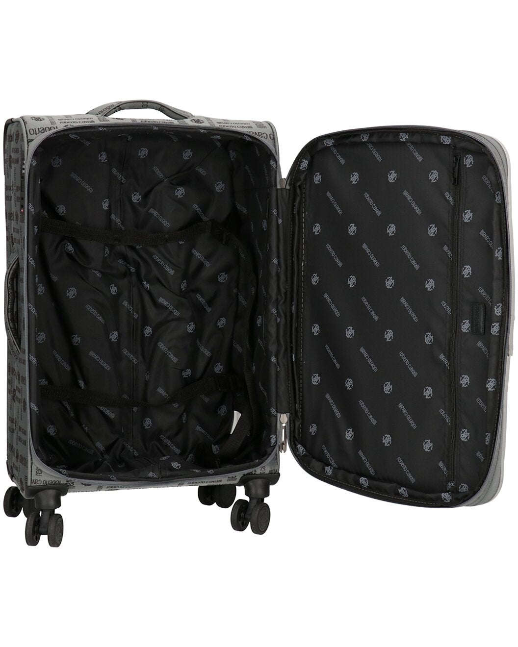 Roberto Cavalli Luxury 3 Piece Luggage Set. Expandable Hard Shell Suitcases with 8 Spinner Wheels - Image 2