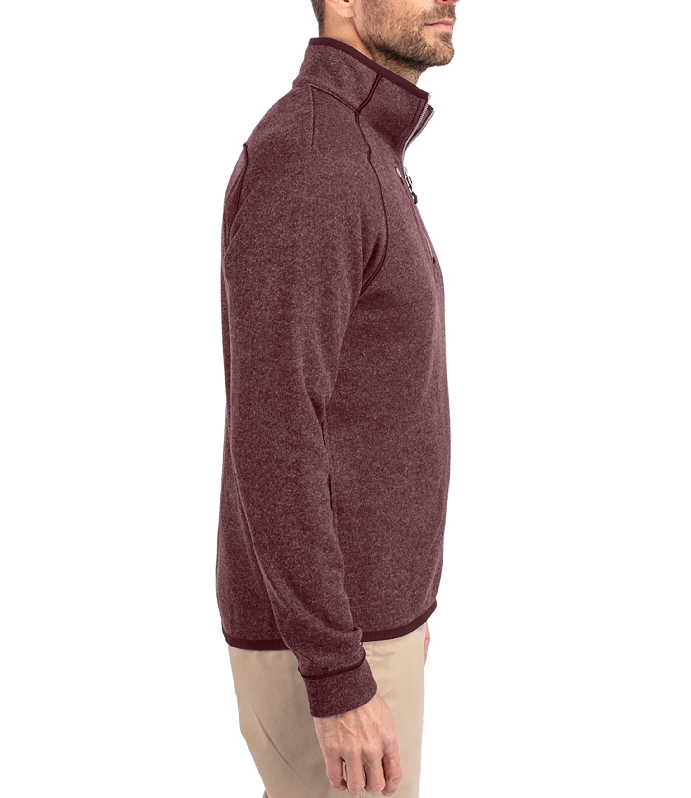 Cutter & Buck Mainsail Sweater-Knit Mens Half Zip Pullover Jacket - Image 12